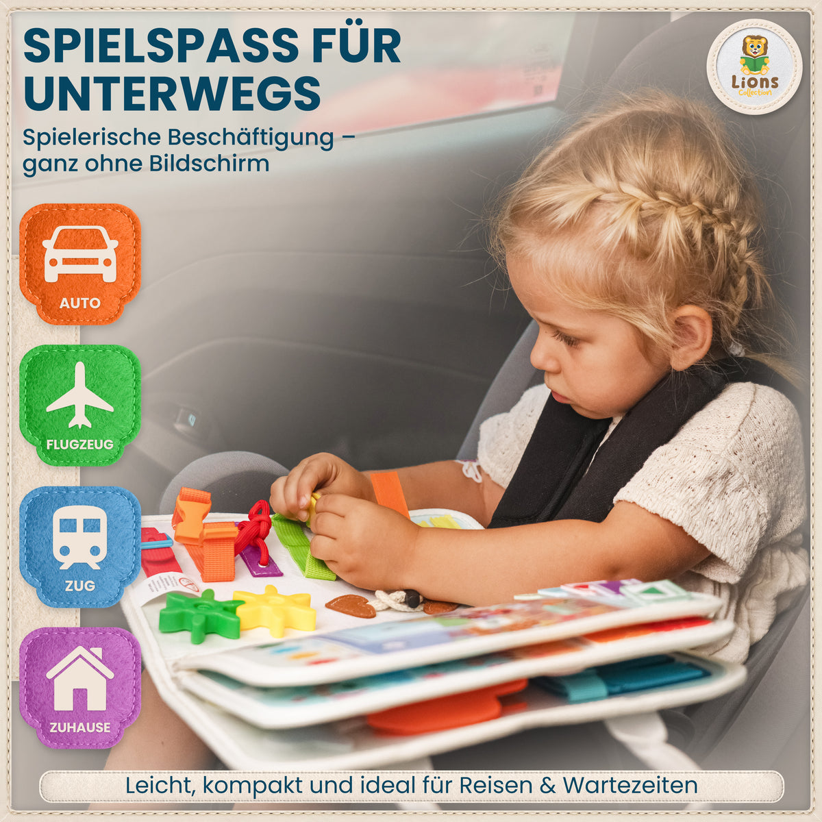Busy Board Ozean | Montessori-Lernspielzeug