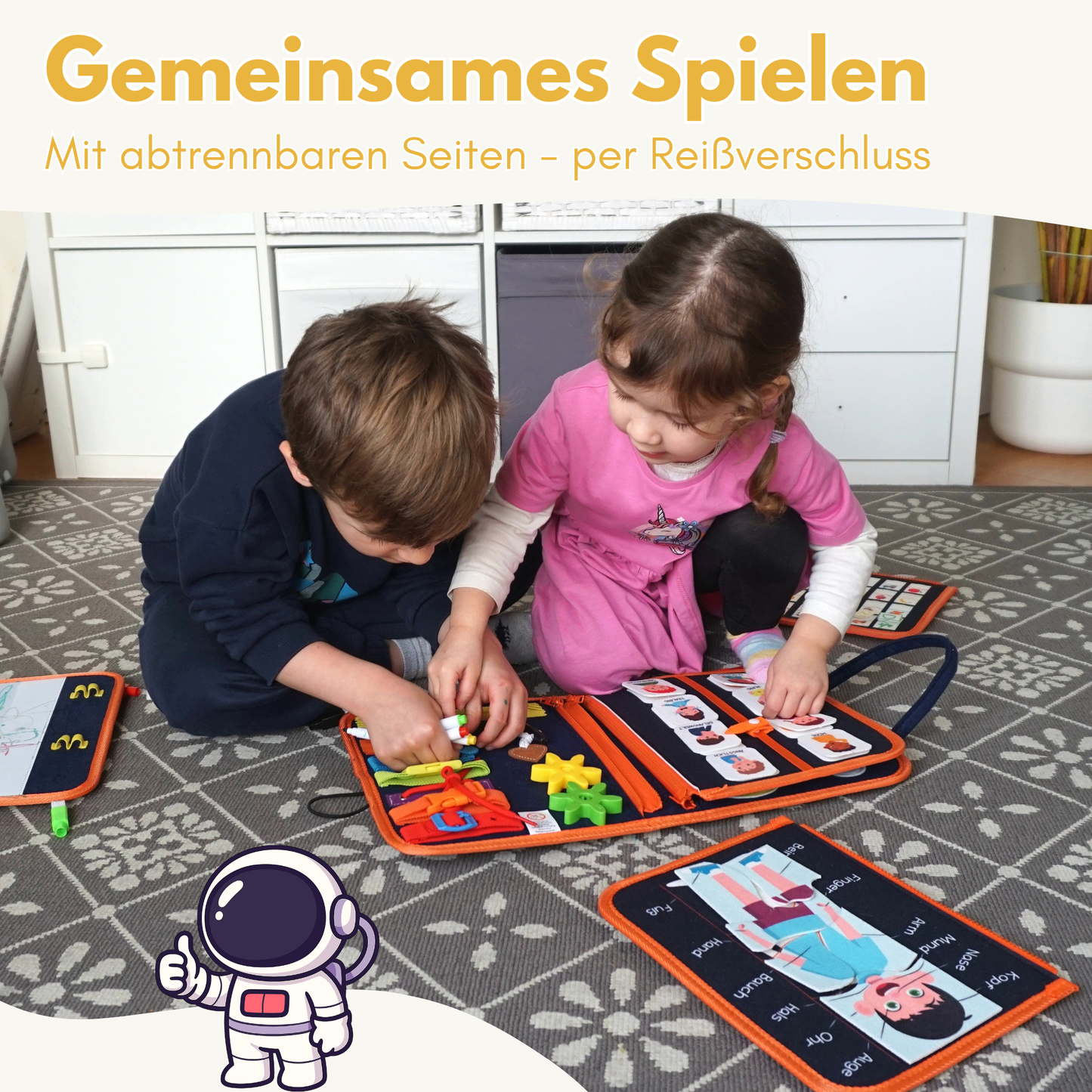 Busy Board Weltraum | Montessori-Lernspielzeug