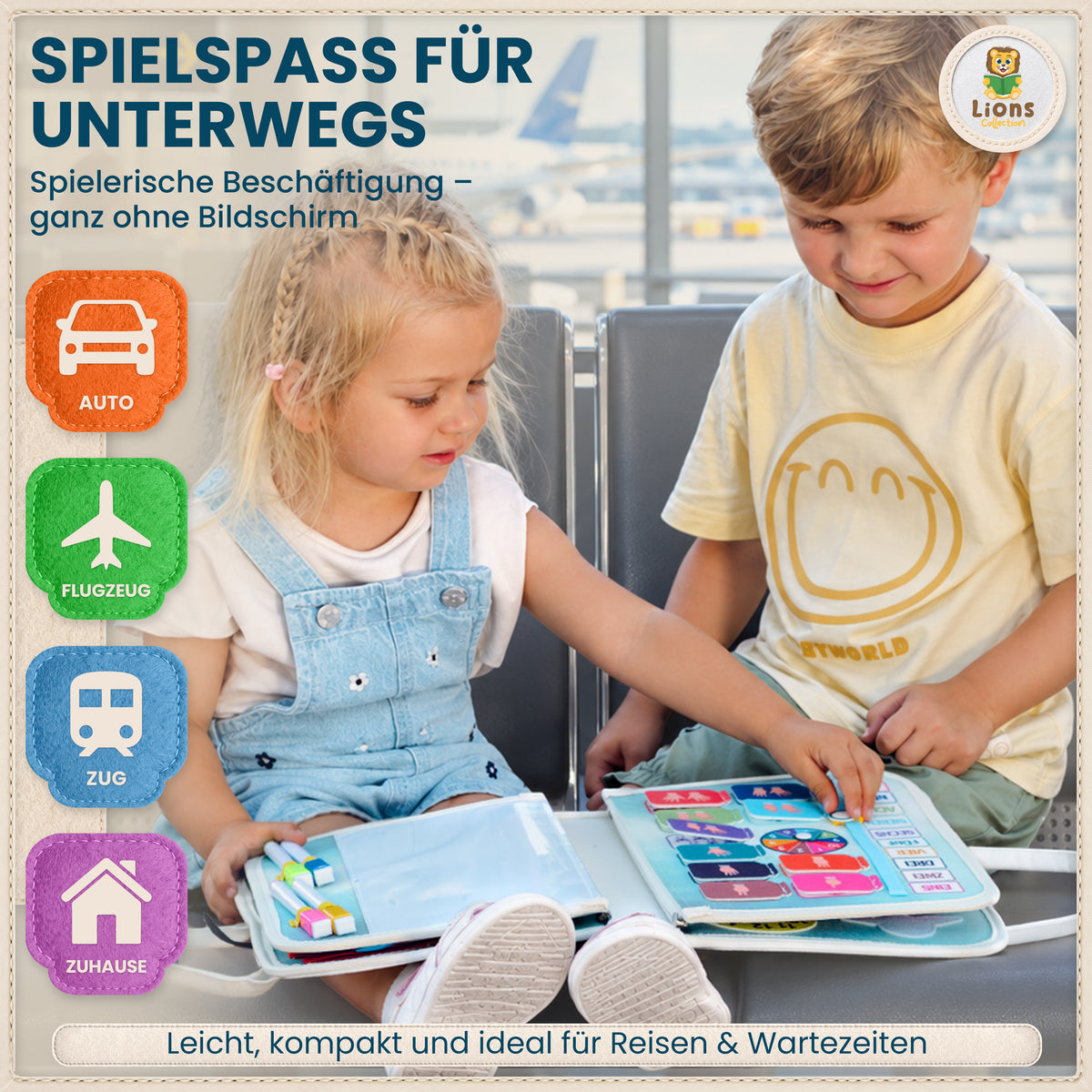 Busy Board Arktis | Montessori-Lernspielzeug