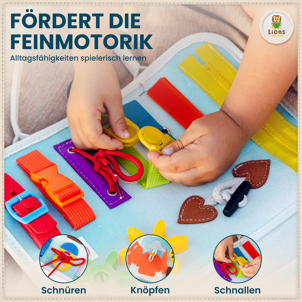 Busy Board Ozean | Montessori-Lernspielzeug