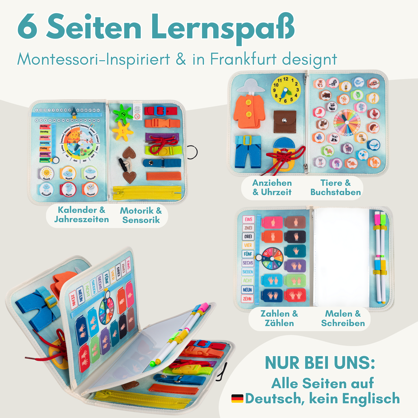 Busy Board Arktis | Montessori-Lernspielzeug