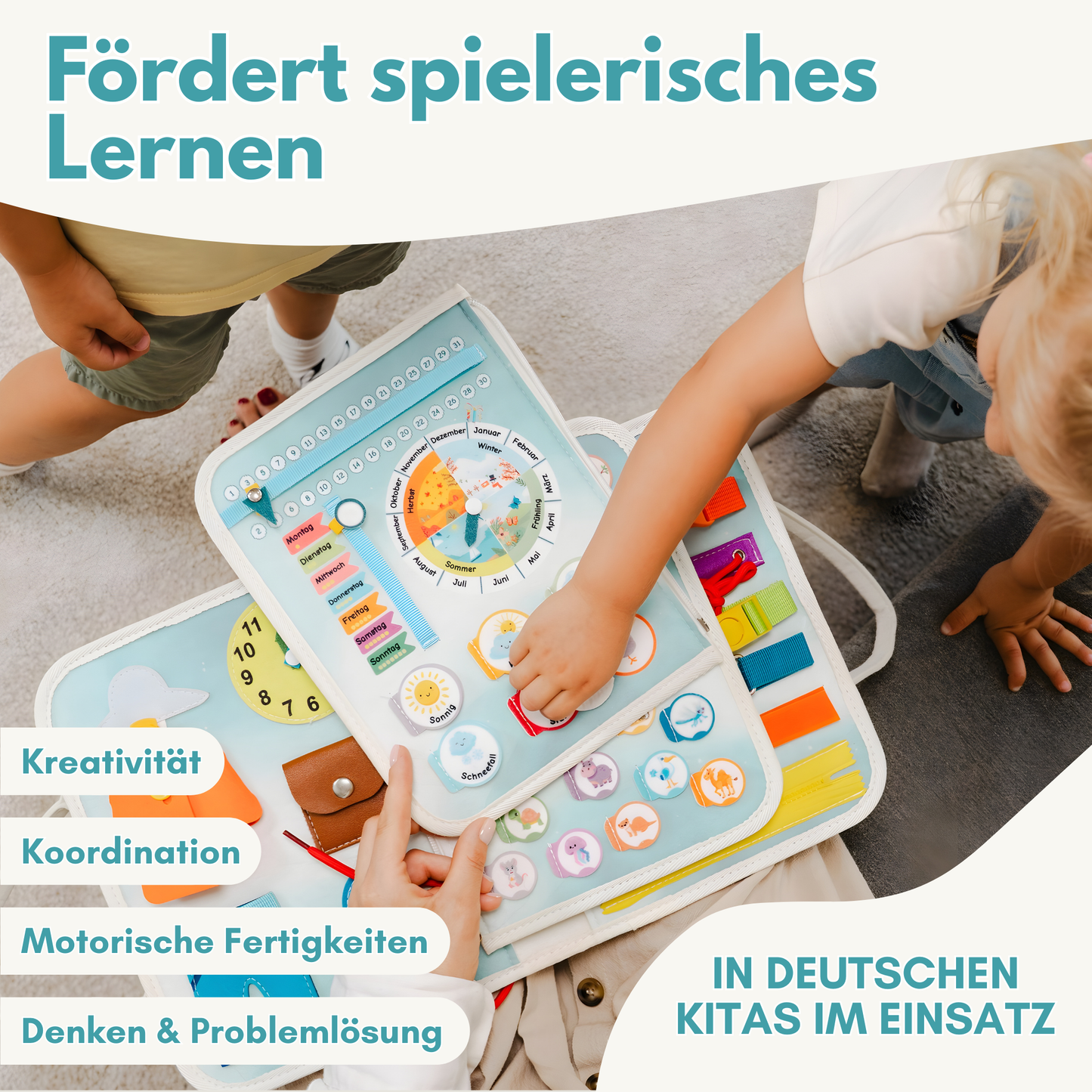 Busy Board Arktis | Montessori-Lernspielzeug