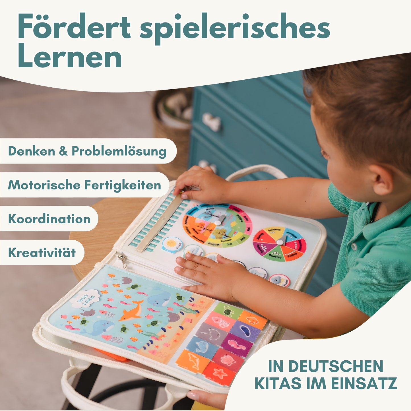 Busy Board Ozean | Montessori-Lernspielzeug