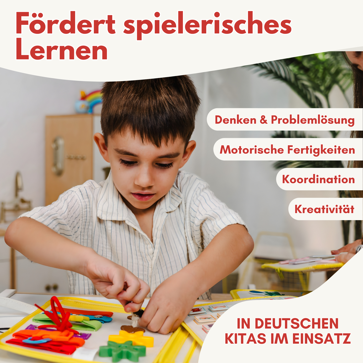 Busy Board Schule | Montessori-Lernspielzeug