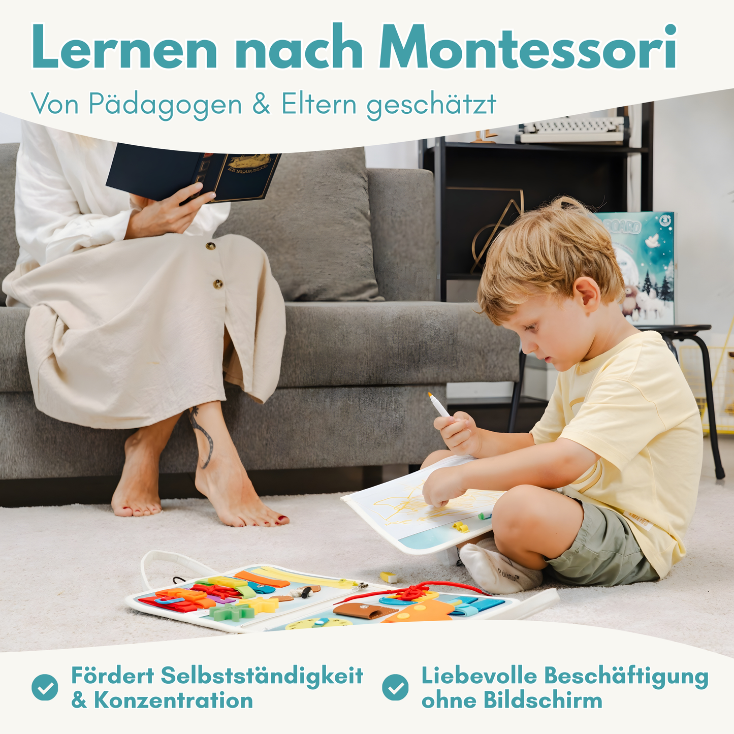 Busy Board Arktis | Montessori-Lernspielzeug