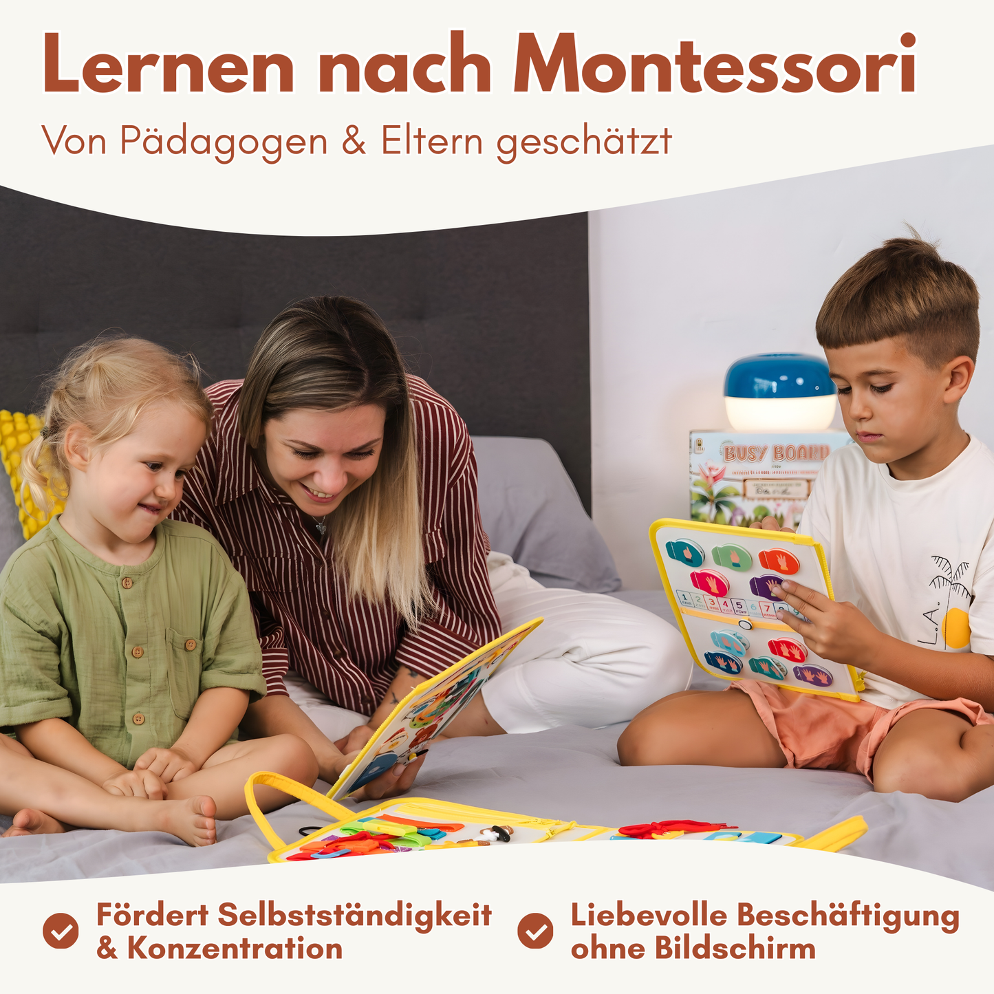 Busy Board Dino | Montessori-Lernspielzeug