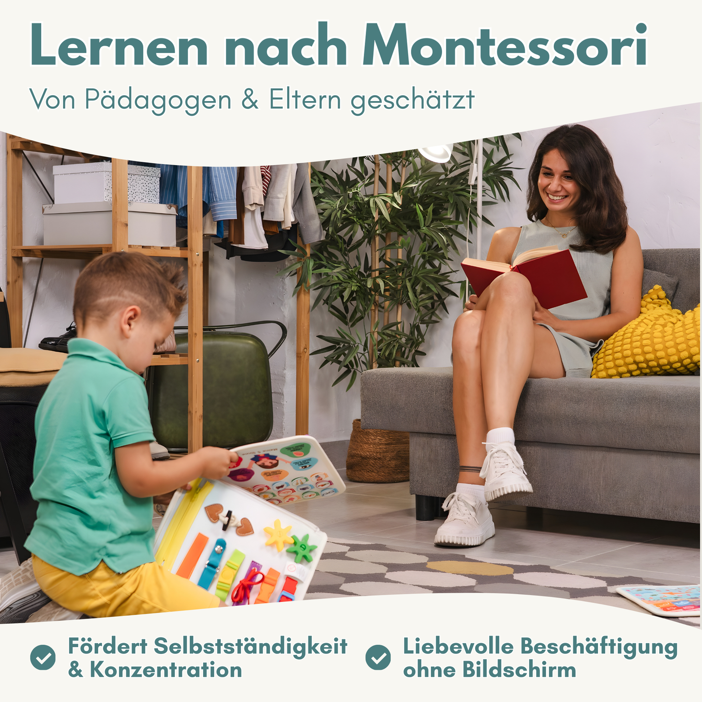 Busy Board Ozean | Montessori-Lernspielzeug