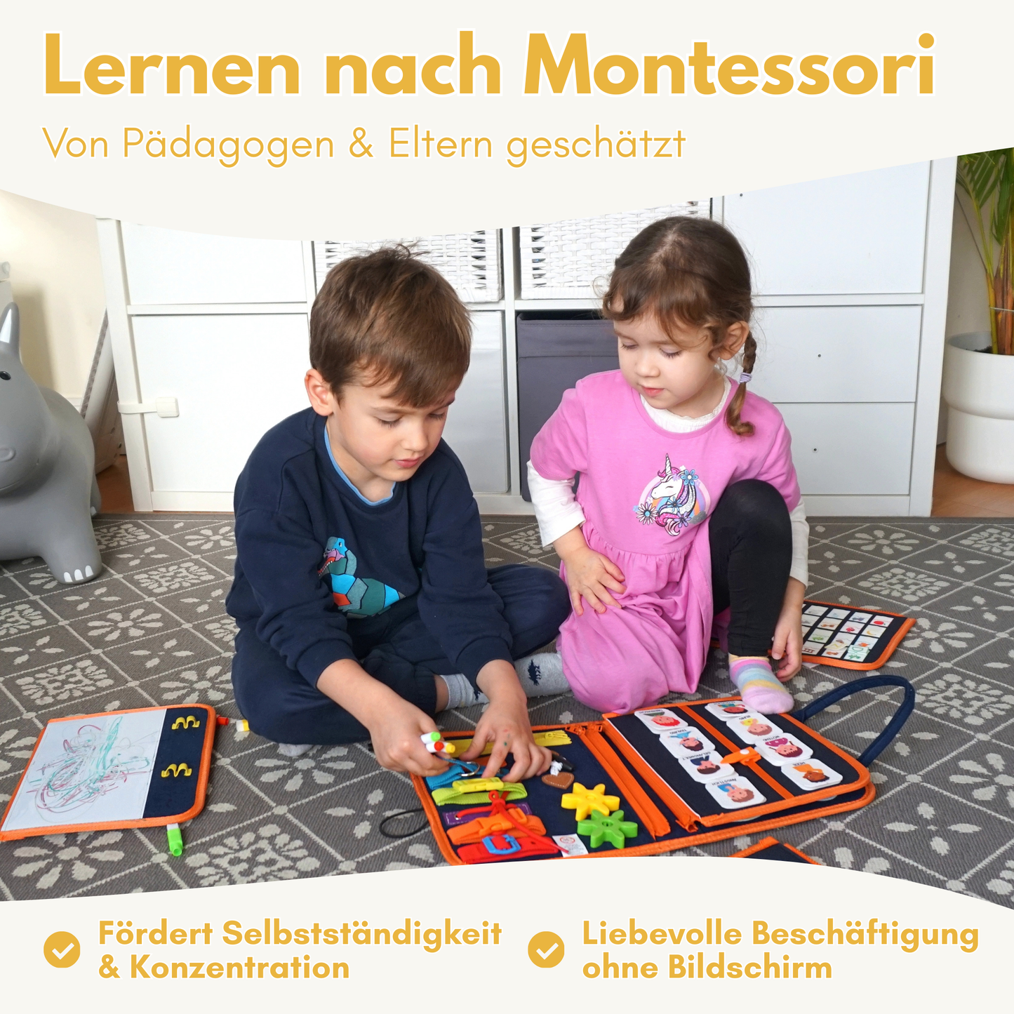 Busy Board Weltraum | Montessori-Lernspielzeug