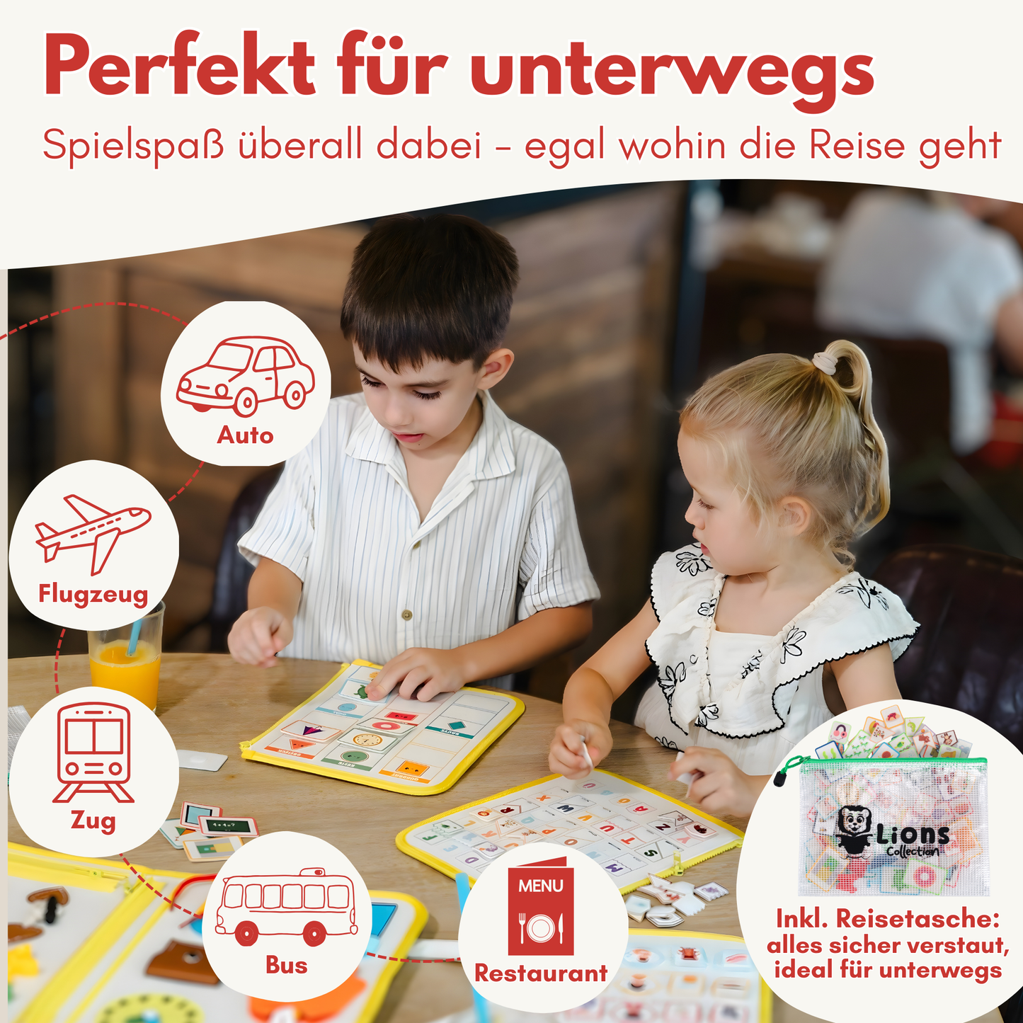 Busy Board Schule | Montessori-Lernspielzeug