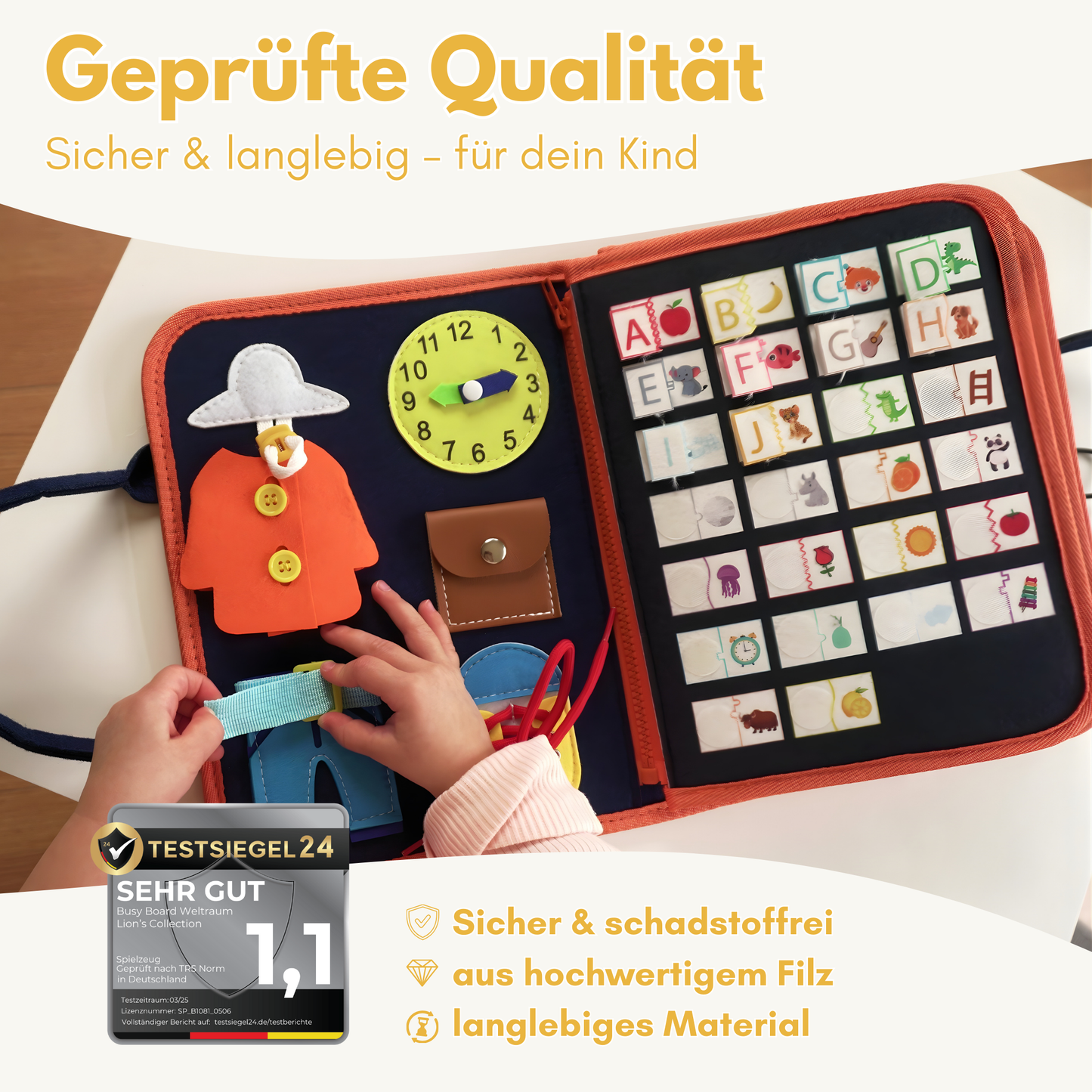 Busy Board Weltraum | Montessori-Lernspielzeug