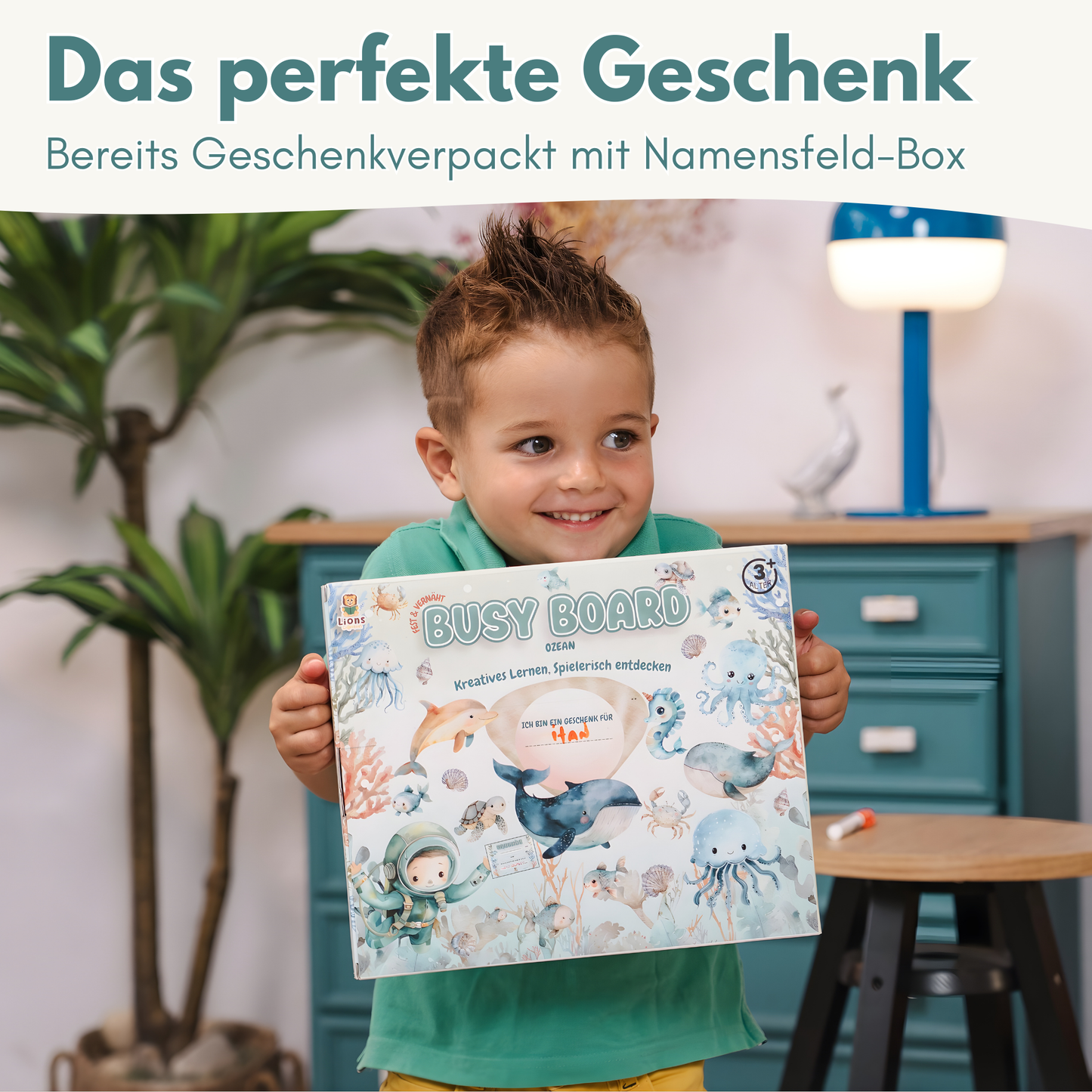 Busy Board Ozean | Montessori-Lernspielzeug