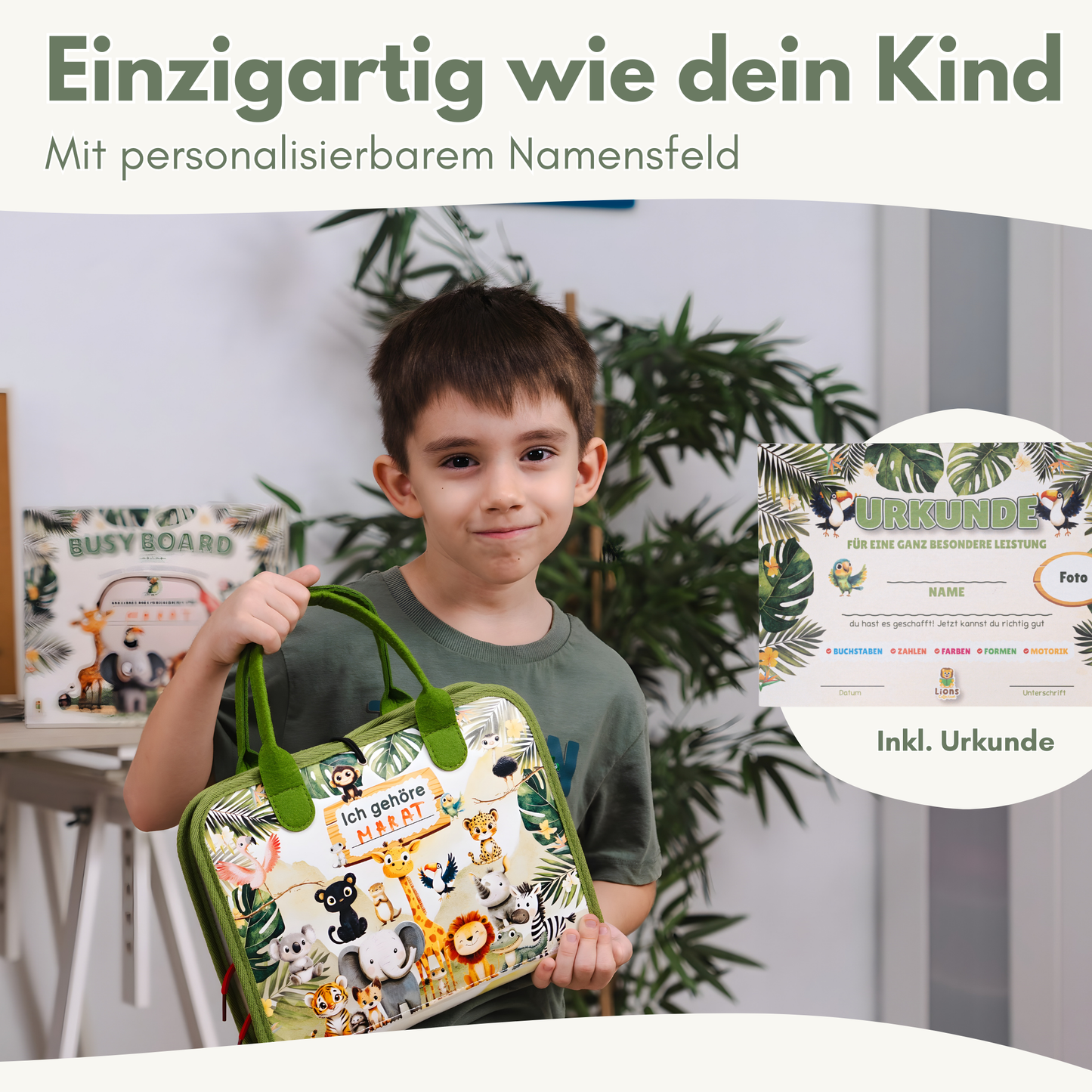 Busy Board Safari | Montessori-Lernspielzeug